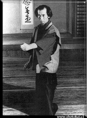 Master Shigeru Egami in the Hombu Dojo
