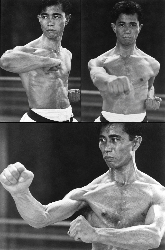 Shigeru Egami 3-photo youth training montage